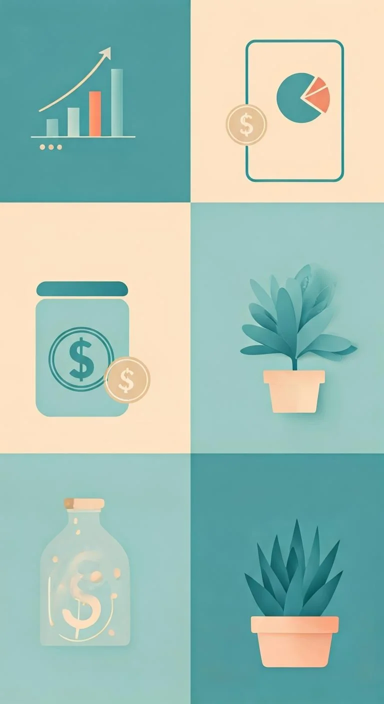 A diversified investment portfolio chart