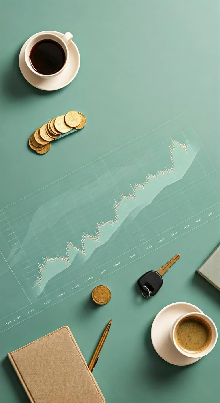 Technical analysis charts and tools used in cryptocurrency trading