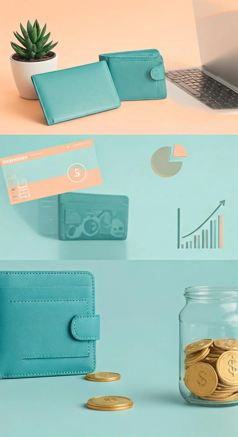 Leftover meals neatly stored in containers with a budget chart