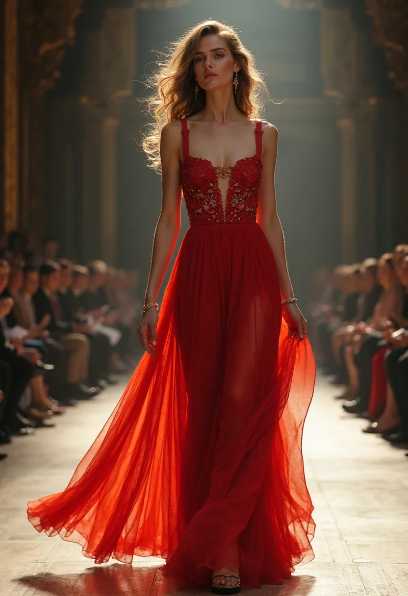 Fashion show with classic and timeless designs.