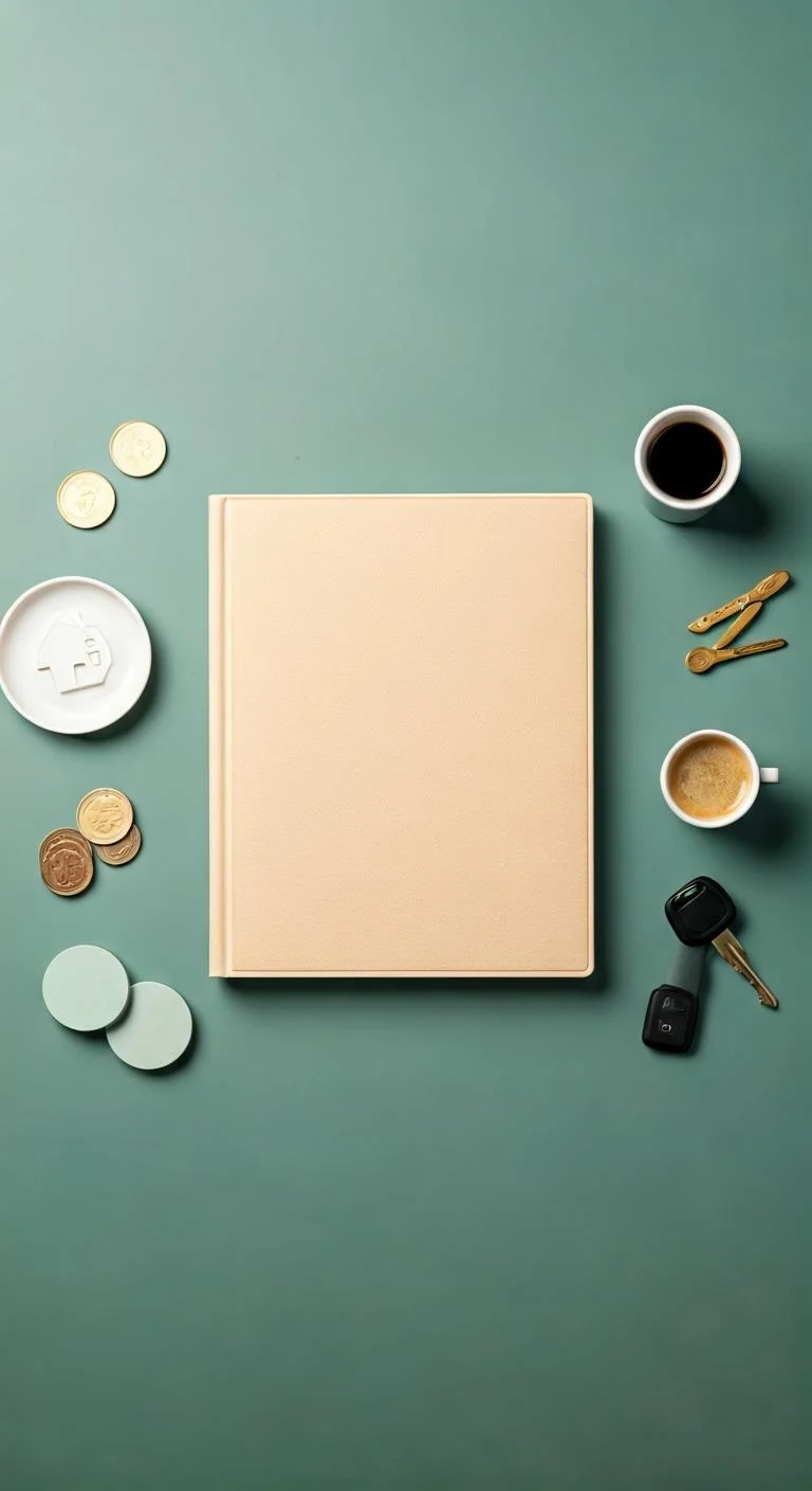 An individual calculating debt repayment strategies on a financial planner
